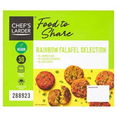 Chefs Larder Food to Share Rainbow Falafel Selection 600g  Adomoo